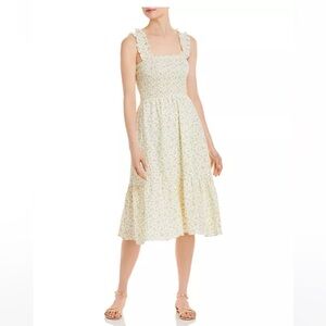 Lucy Paris Floral Smocked Sleeveless dress